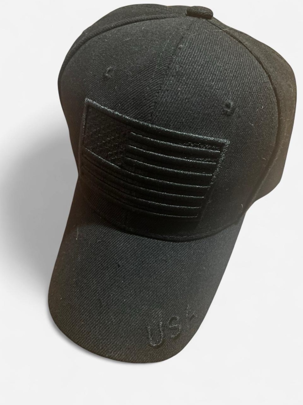 Black USA Flag Baseball Cap - Classic Men's Hat